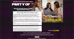 Desktop Screenshot of partyof3.com